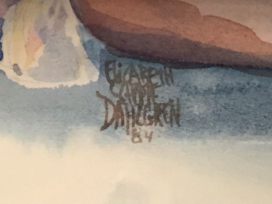 Original Portrait Painting Of Girl By Elizabeth Schoppe Dahlgren 41 X 33 [Photo 10]