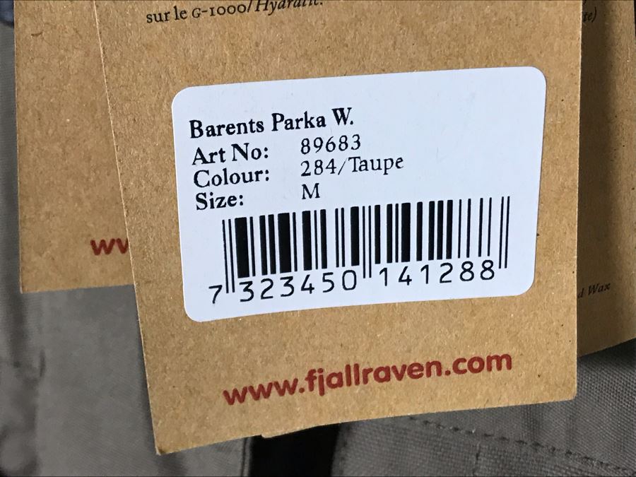 New With Tags Fjallraven G-1000 Barents Parka Made In Sweden Women's Size M Retails $430 [Photo 7]