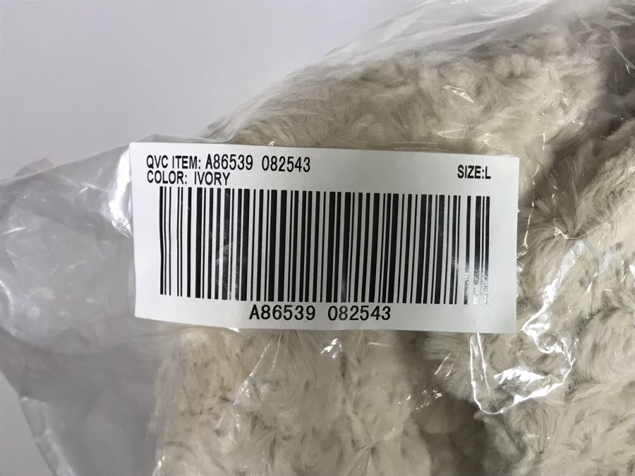 New Dennis By Dennis Basso Faux Fur Jacket Women's Size L [Photo 4]