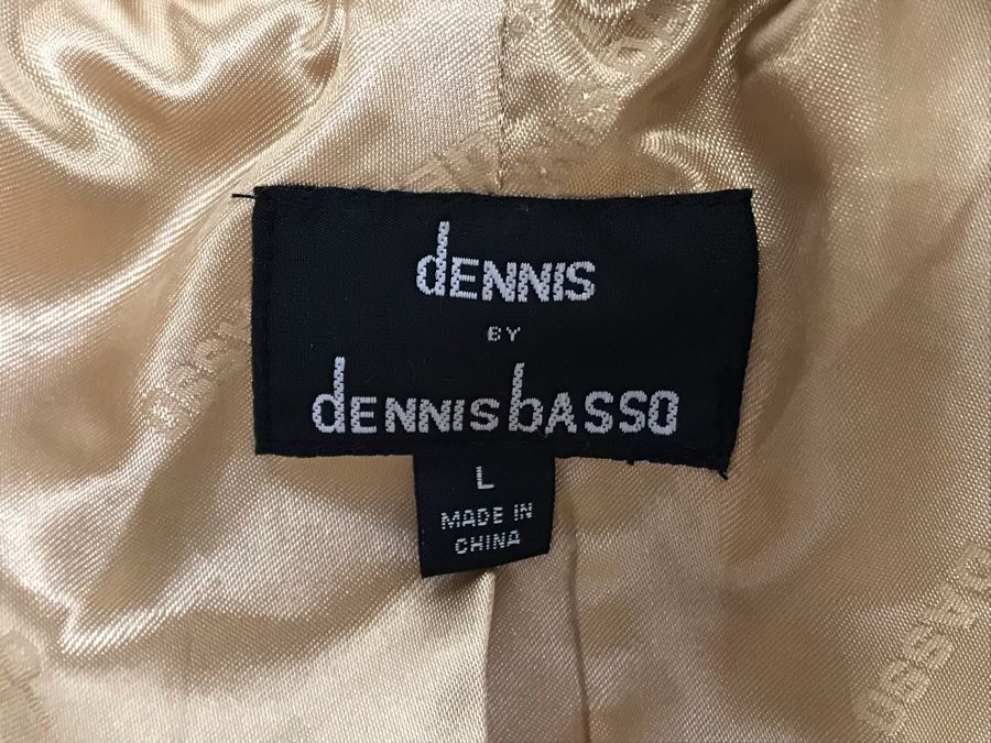 New Dennis By Dennis Basso Faux Fur Jacket Women's Size L [Photo 11]