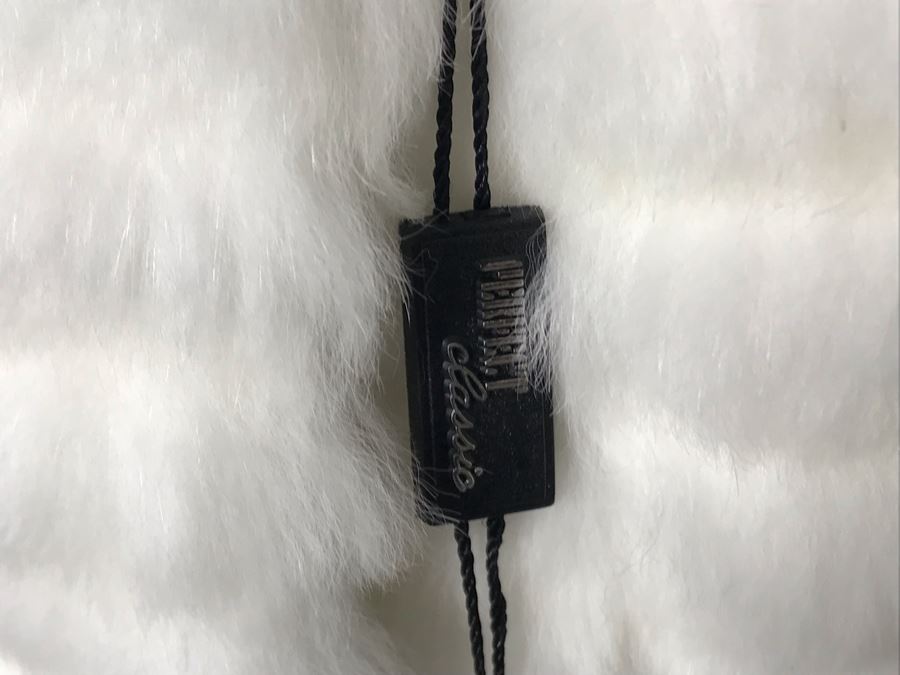 New With Tags Belle Fare Real Rex Rabbit Fur Jacket From Spain Size L [Photo 7]