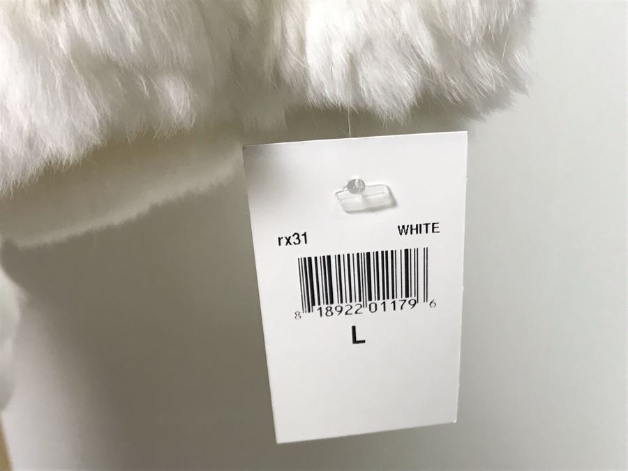 New With Tags Belle Fare Real Rex Rabbit Fur Jacket From Spain Size L [Photo 6]