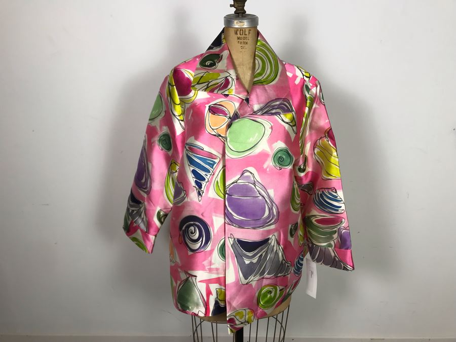 New With Tags Caroline Rose Designer Jacket Size L Retails $485