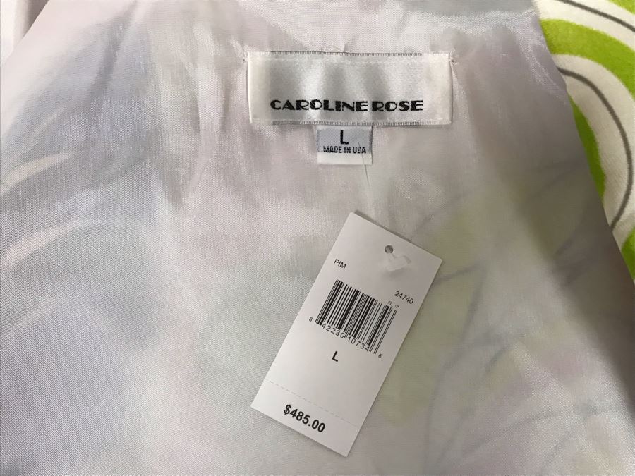 New With Tags Caroline Rose Designer Jacket Size L Retails $485 [Photo 9]