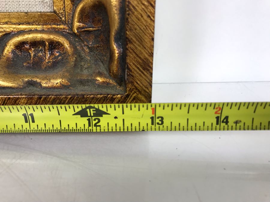 Original Floral Still Life Painting By Edward In Gilt Wooden Frame 13 X 15 [Photo 8]