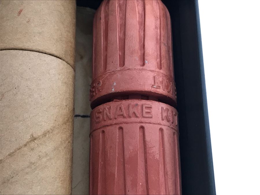 Vintage 1943 WWII Era Metal First Aid Kit Intact Appears Never Used [Photo 11]