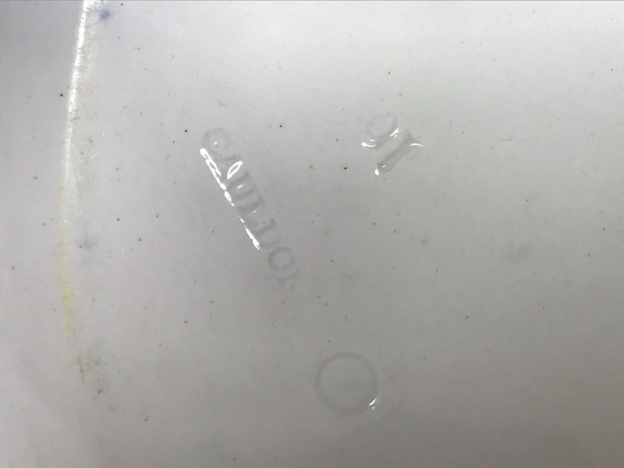 Vintage Brown-Westhead, Moore & Co Breadalbane Cauldon England Blue & White Platter 17 X 14 [Photo 9]