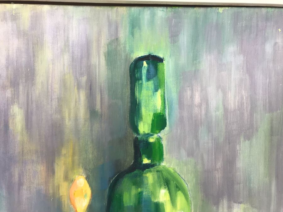 Vintage 1961 Original Helen Reynolds Plein Air Oil Painting Titled 'Reflections' Coronado, CA 18 X 24 [Photo 5]