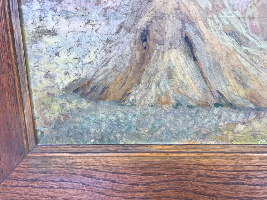 Vintage Original Biron Roger Oil Painting 22W X 19H [Photo 19]