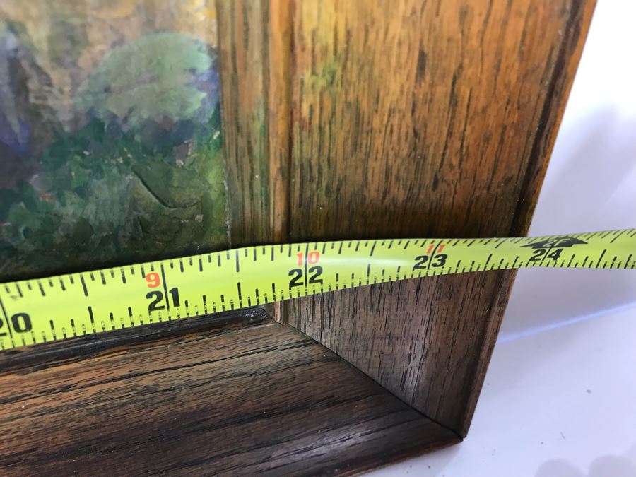 Vintage Original Biron Roger Oil Painting 22W X 19H [Photo 20]