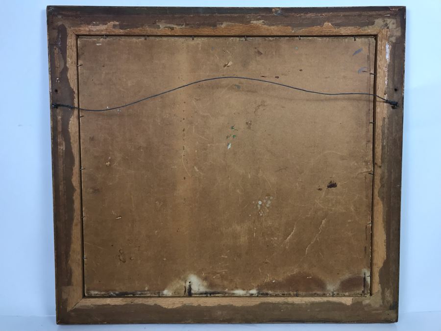 Vintage Original Biron Roger Oil Painting 22W X 19H [Photo 23]