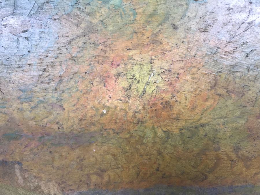 Vintage Original Biron Roger Oil Painting 22W X 19H [Photo 15]