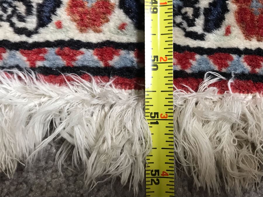 Vintage Wool Persian Rug Made In Iran 28W X 51H [Photo 13]