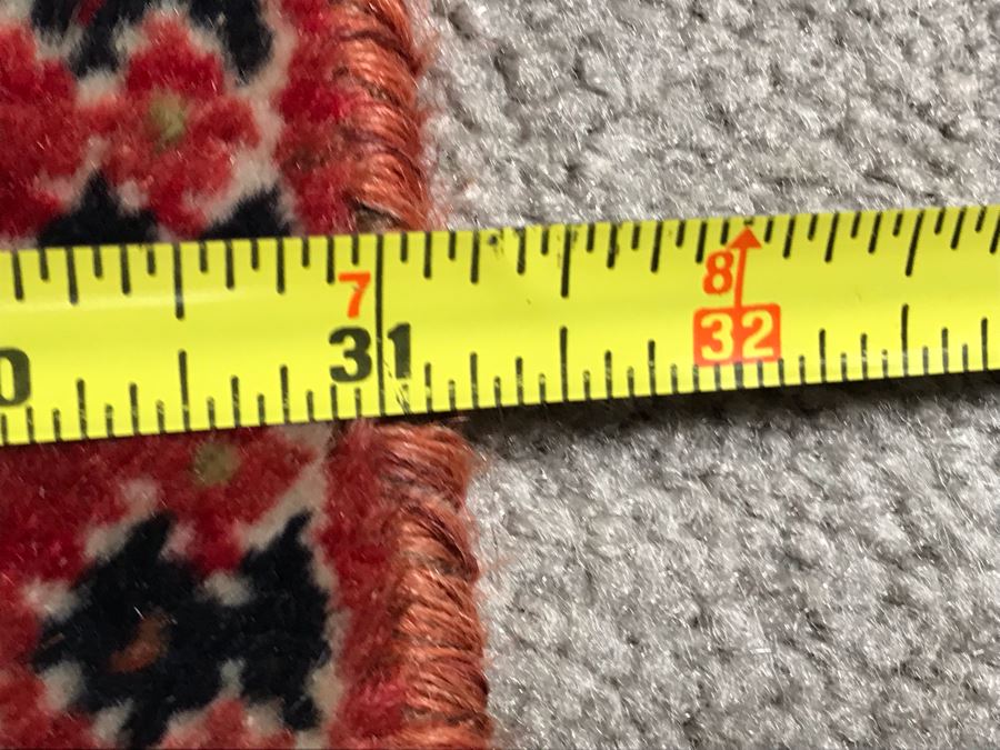 Vintage Wool Persian Rug Made In Iran 31W X 51H [Photo 12]