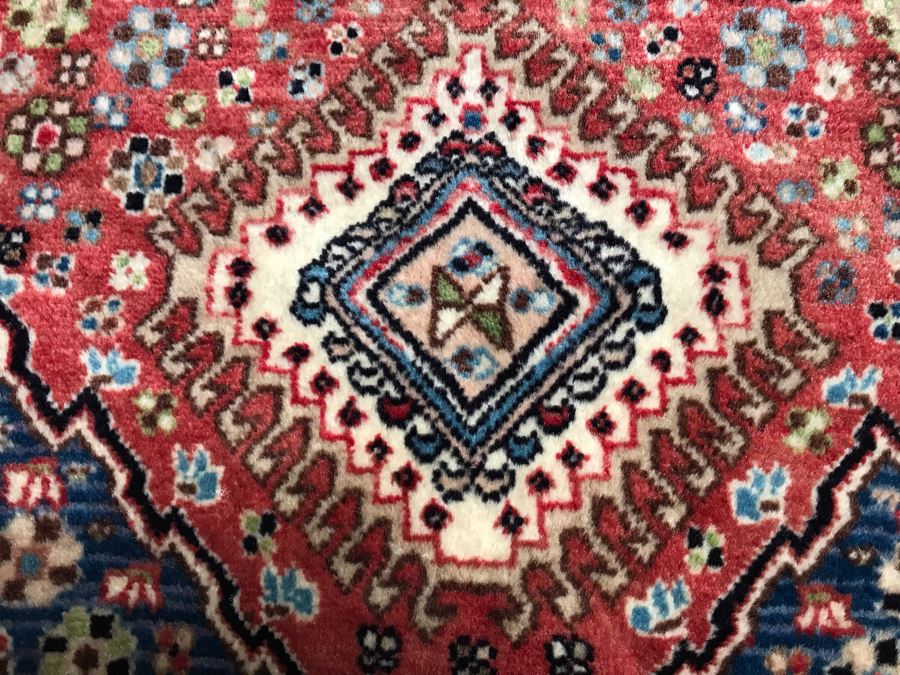 Vintage Wool Persian Rug Made In Iran 31W X 51H [Photo 7]