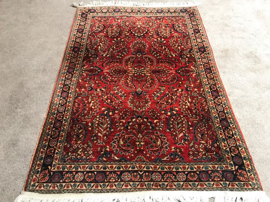 Beautiful Vintage Persian Rug 41.5W X 62H [Photo 2]