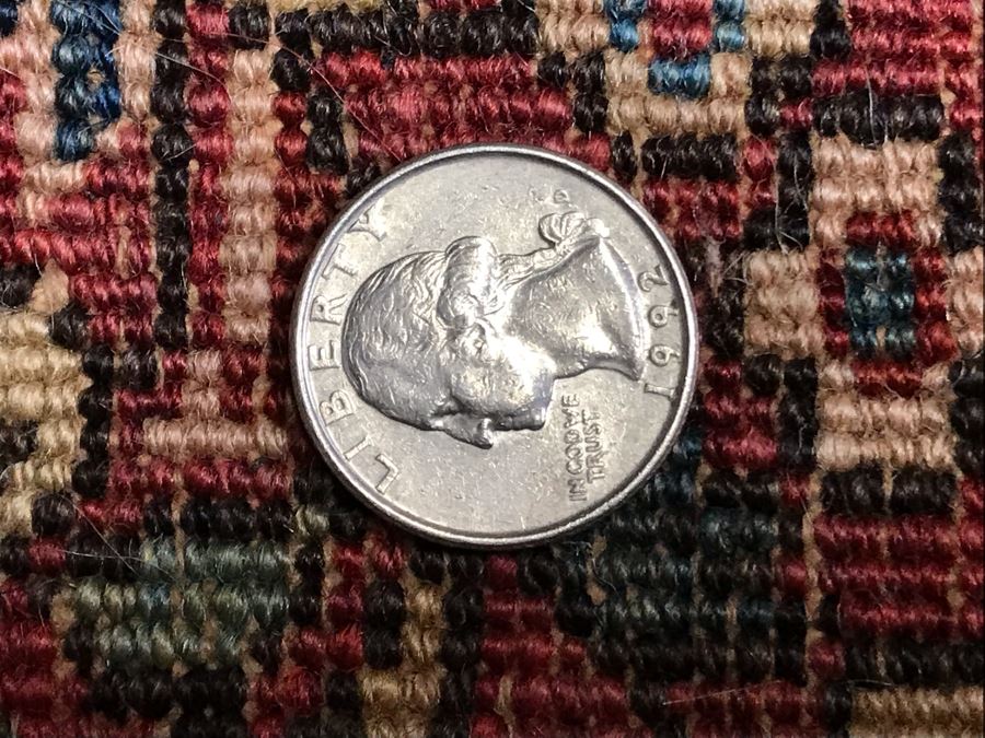 Beautiful Vintage Persian Rug 41.5W X 62H [Photo 14]