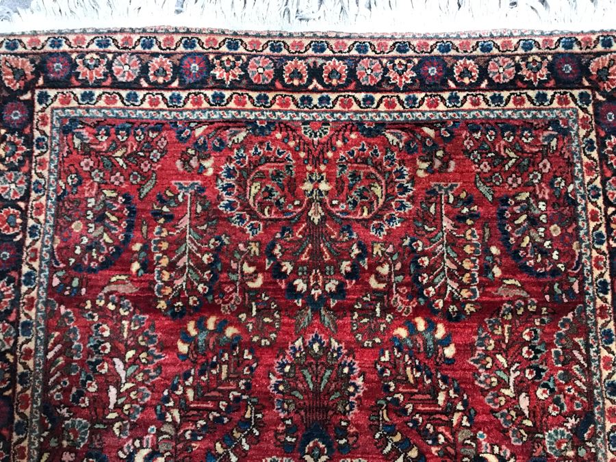 Beautiful Vintage Persian Rug 41.5W X 62H [Photo 11]