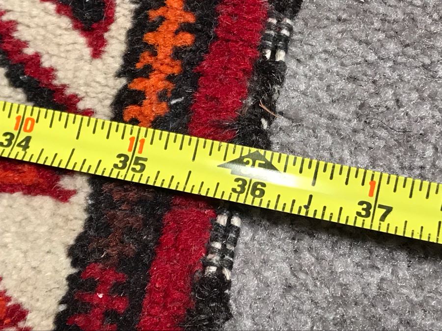 Vintage Afghan Tribal Rug 36W X 60H [Photo 15]