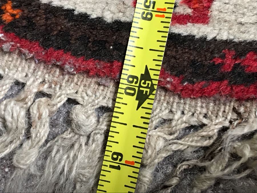 Vintage Afghan Tribal Rug 36W X 60H [Photo 16]