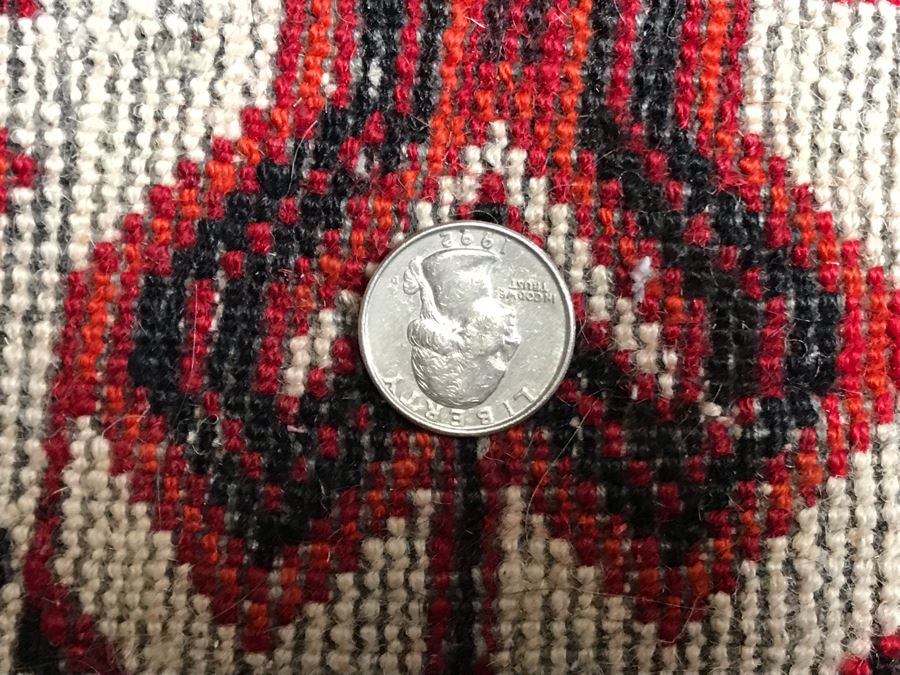 Vintage Afghan Tribal Rug 36W X 60H [Photo 18]