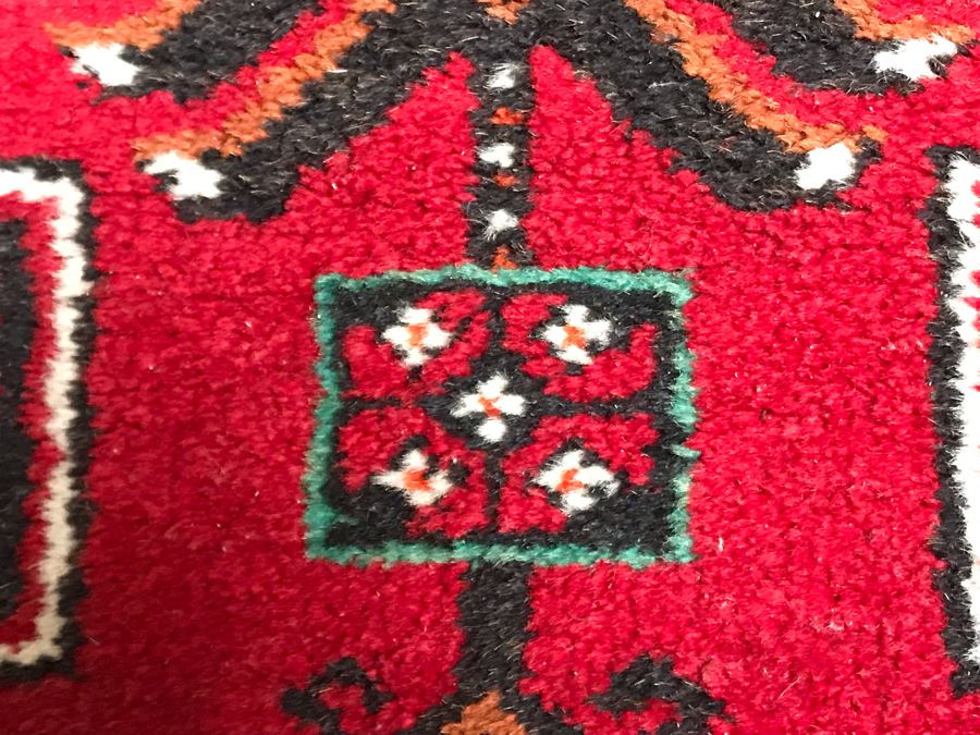 Vintage Afghan Tribal Rug 36W X 60H [Photo 10]