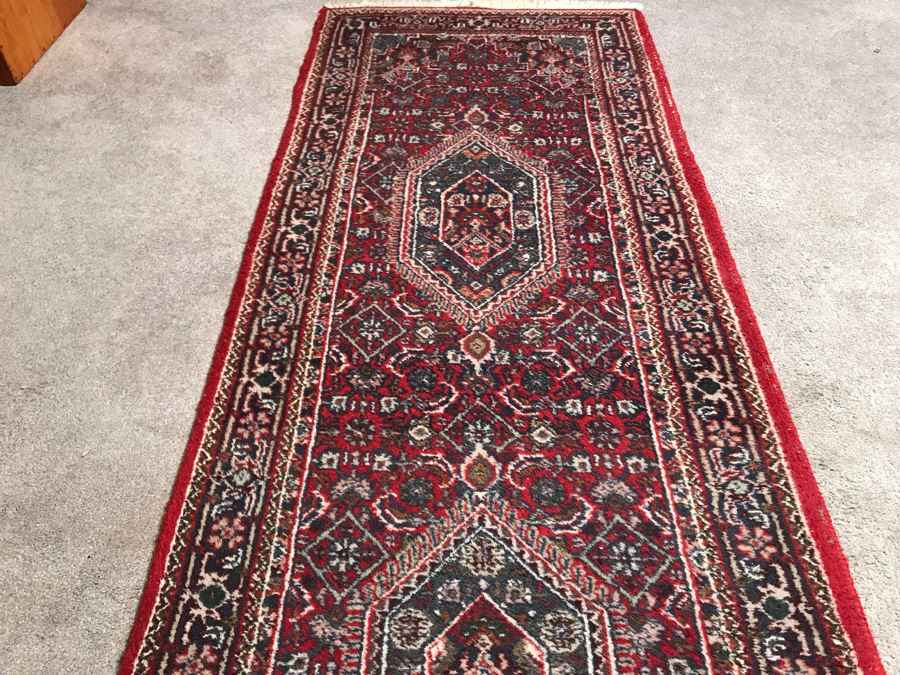 Persian Design Bijar Wool Long Runner Rug 2.6W X 10.6H Made In India [Photo 8]