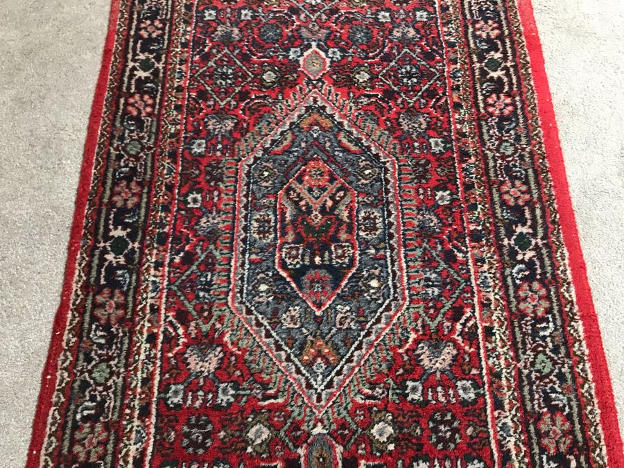 Persian Design Bijar Wool Long Runner Rug 2.6W X 10.6H Made In India [Photo 6]