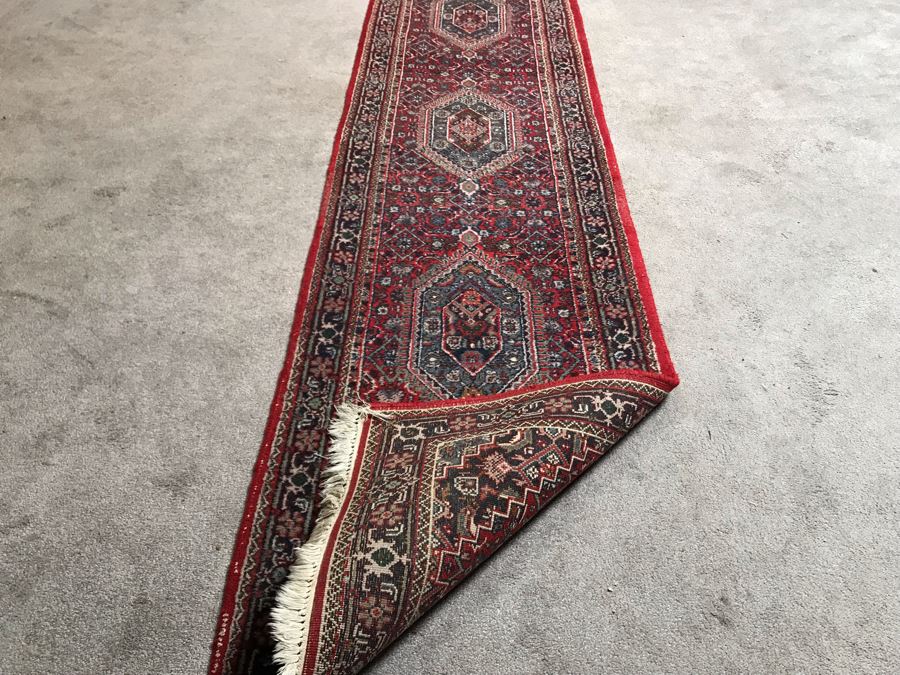 Persian Design Bijar Wool Long Runner Rug 2.6W X 10.6H Made In India [Photo 11]