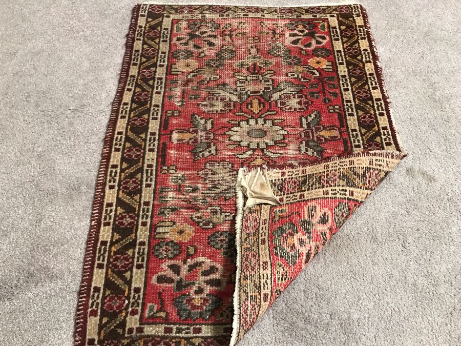 Antique Small Persian Rug 22W X 30.5H [Photo 6]