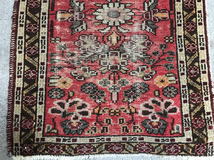 Antique Small Persian Rug 22W X 30.5H [Photo 4]