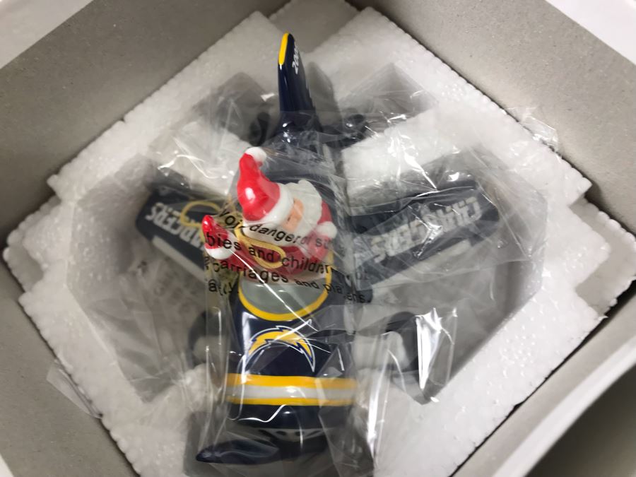 Collection Of (10) Danbury Mint San Diego Chargers Collectible Ornaments With Boxes [Photo 5]