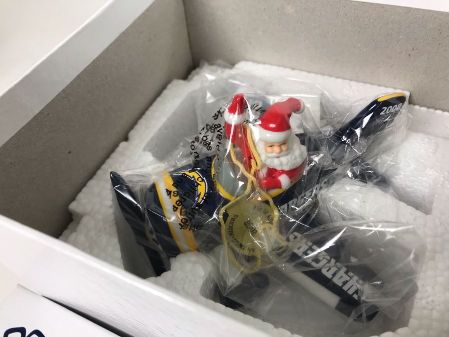 Collection Of (10) Danbury Mint San Diego Chargers Collectible Ornaments With Boxes [Photo 6]