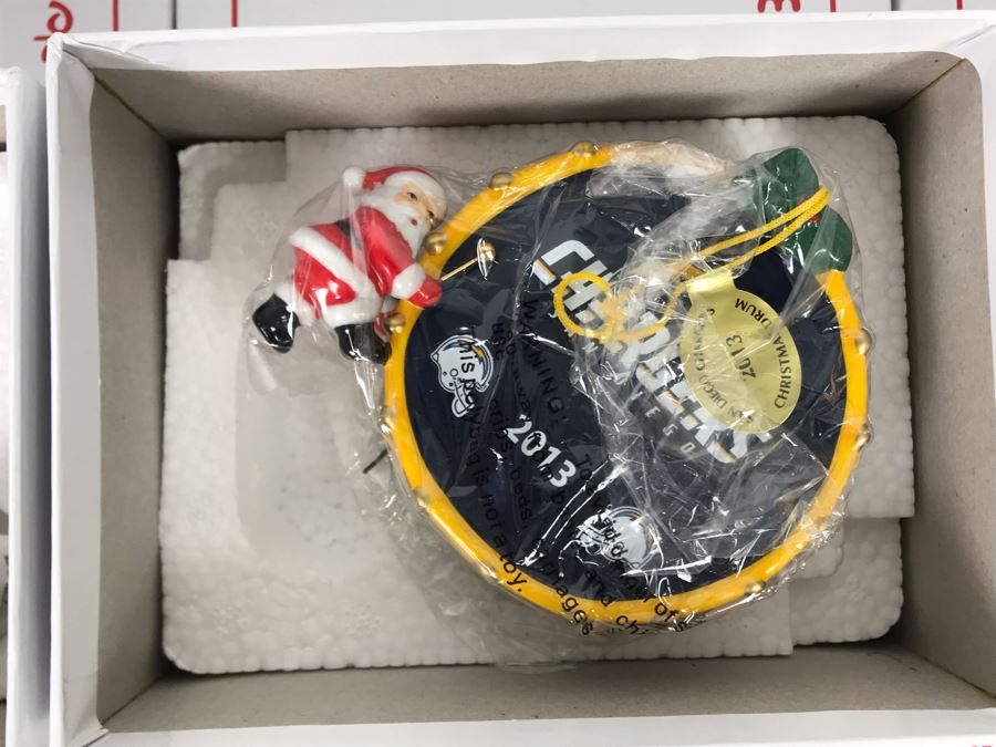 Collection Of (10) Danbury Mint San Diego Chargers NFL Collectible Ornaments With Boxes [Photo 3]