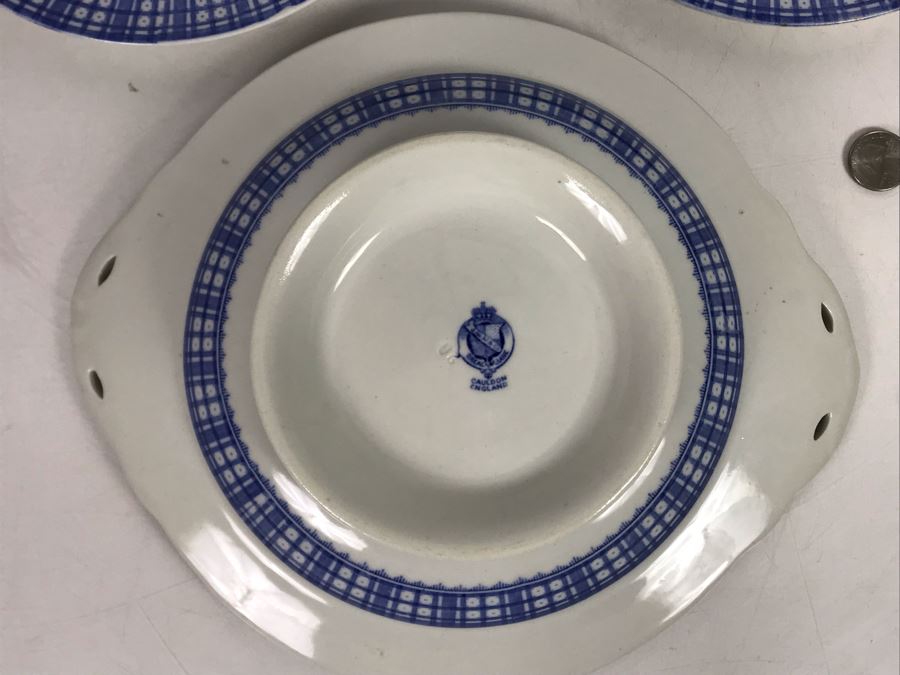 Brown-Westhead, Moore & Co Cauldon England: (2) Plates 9R And (1) Handled Bowl 10R [Photo 11]