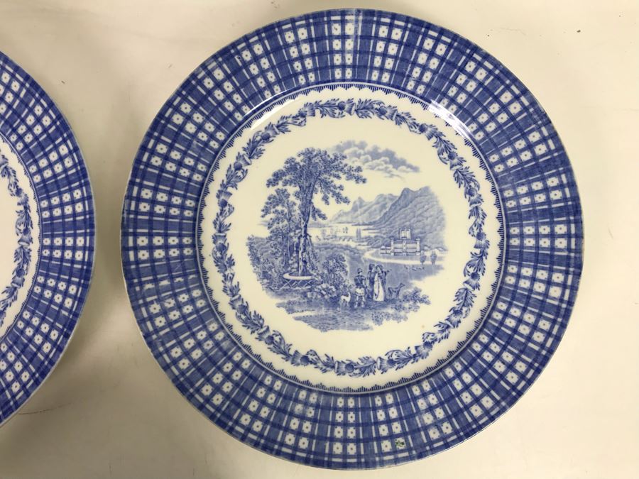 Brown-Westhead, Moore & Co Cauldon England: (2) Plates 9R And (1) Handled Bowl 10R [Photo 9]