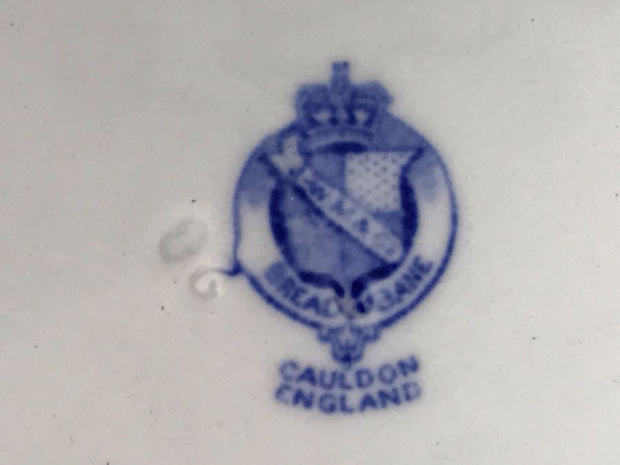 Brown-Westhead, Moore & Co Cauldon England: (2) Plates 9R And (1) Handled Bowl 10R [Photo 12]