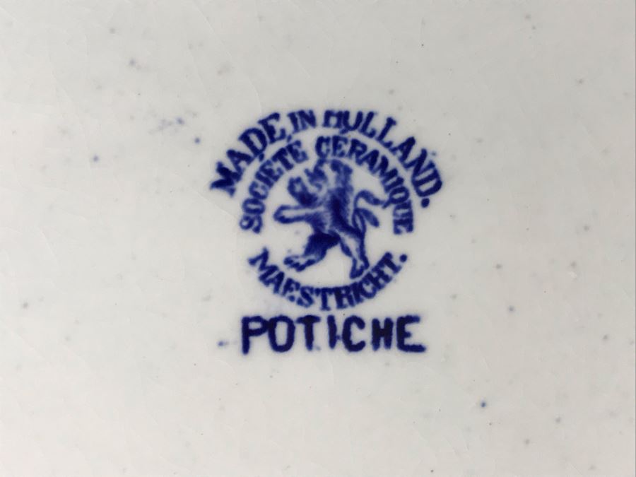 Maastricht Potiche Plate Made In Holland 9W [Photo 7]