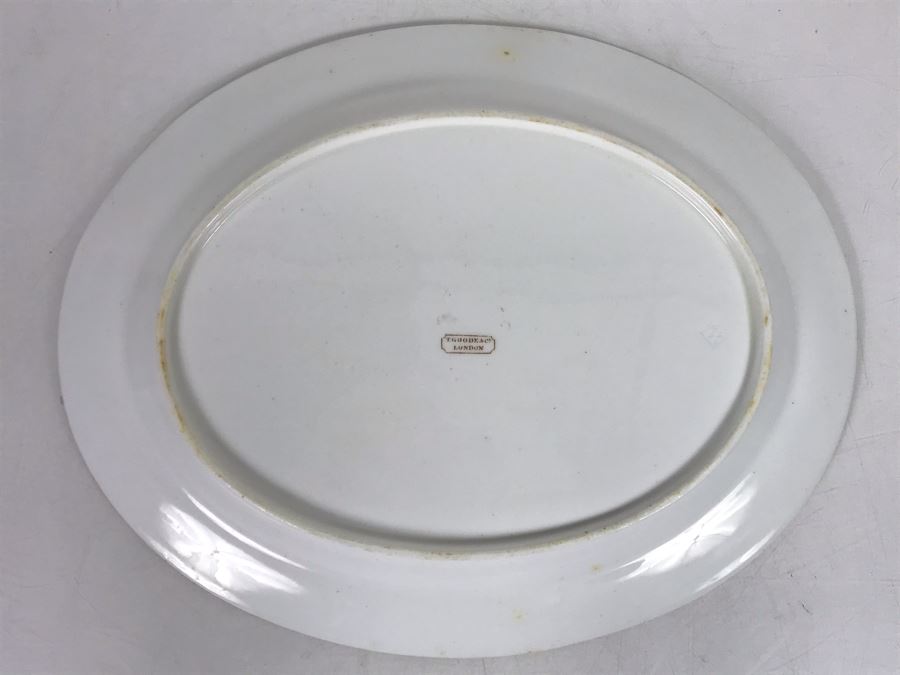 Vintage T. Goode & Co London Platter 13.5W X 11H