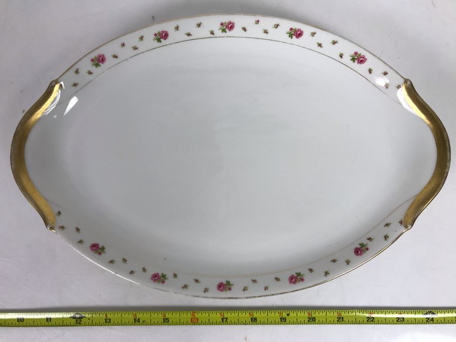 Vintage Limoges U.C. France Platter 14W X 9H [Photo 3]