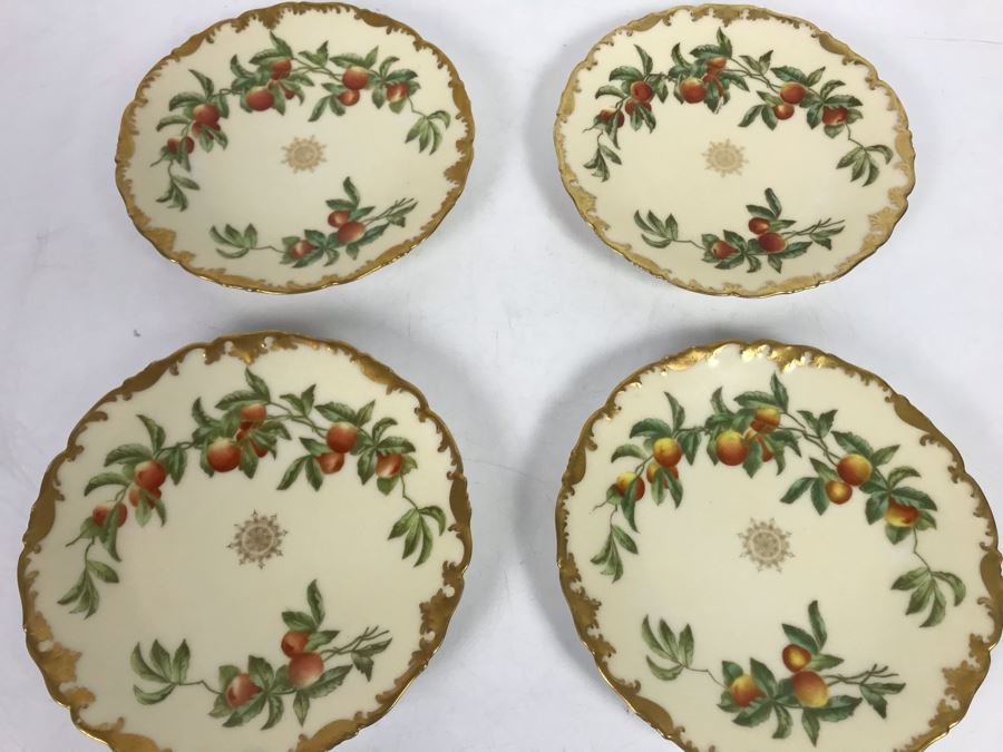 (4) Vintage Limoges France T & V Plates 7.25 [Photo 2]