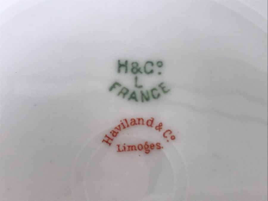 (5) Vintage Limoges France Haviland & Co. Plates 7.25R [Photo 7]