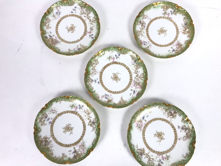 (5) Vintage Limoges France Haviland & Co. Plates 7.25R [Photo 2]