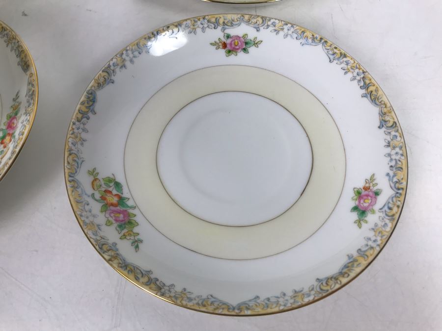 (4) Noritake Japan Handpainted Cups And Saucers [Photo 4]