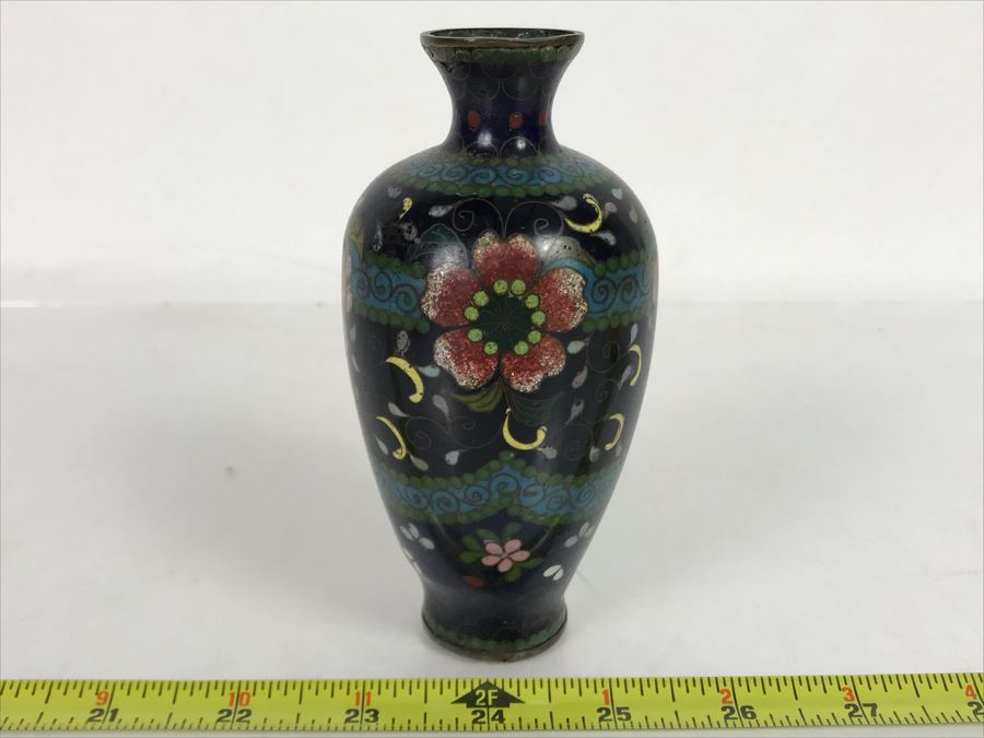 Vintage Japanese Cloisonne 5H - See Photos For Condition [Photo 2]