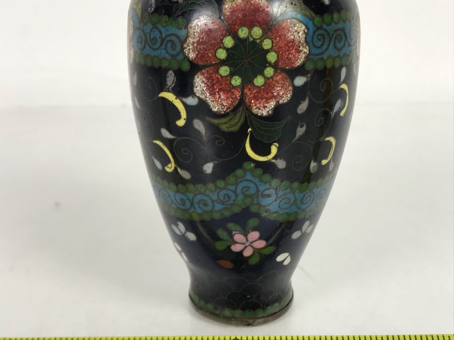 Vintage Japanese Cloisonne 5H - See Photos For Condition [Photo 4]