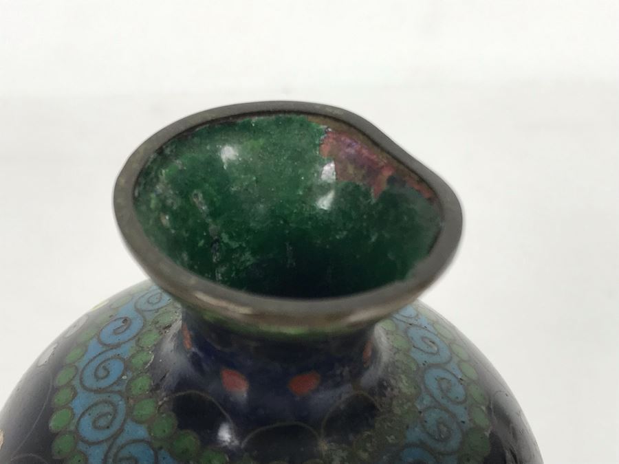 Vintage Japanese Cloisonne 5H - See Photos For Condition [Photo 6]