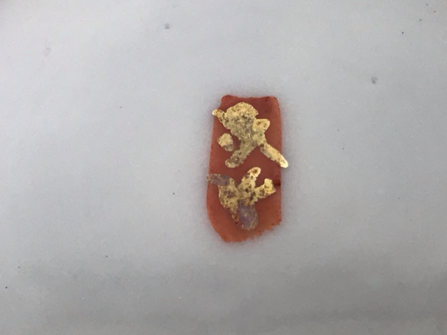 Vintage Signed Japanese Porcelain Kutani Handpainted Demitasse Cup And Saucer 4R [Photo 9]