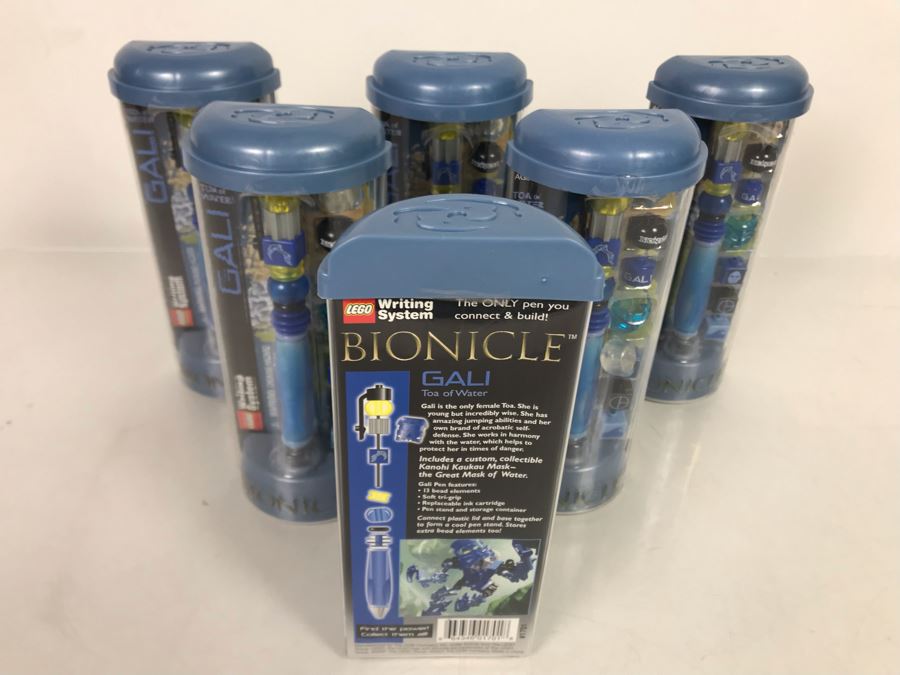 (6) Lego Bionicle Gali Toa Of Water Pens [Photo 5]