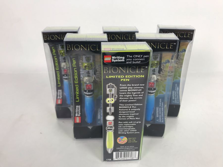 (6) Lego Bionicle Limited Edition Pens [Photo 5]